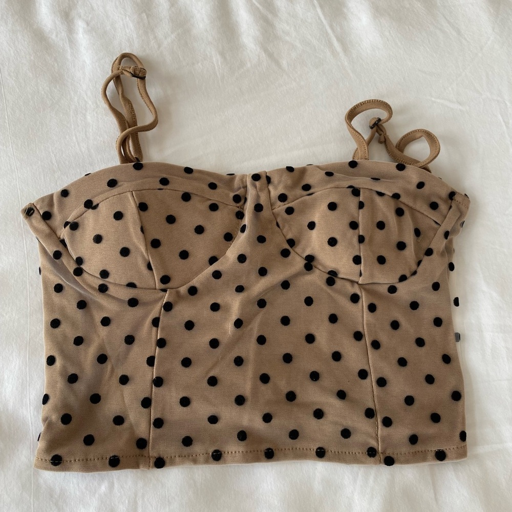 Polka dot top
